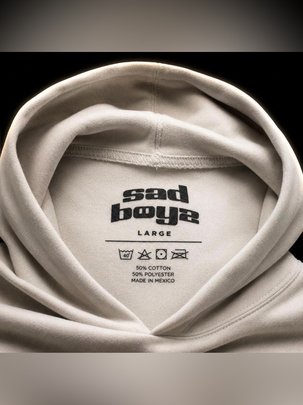 Sad Boyz ‘ You are my ecstasy’ Premium Hoodie - Size L - NWT - Picture 3 of 3